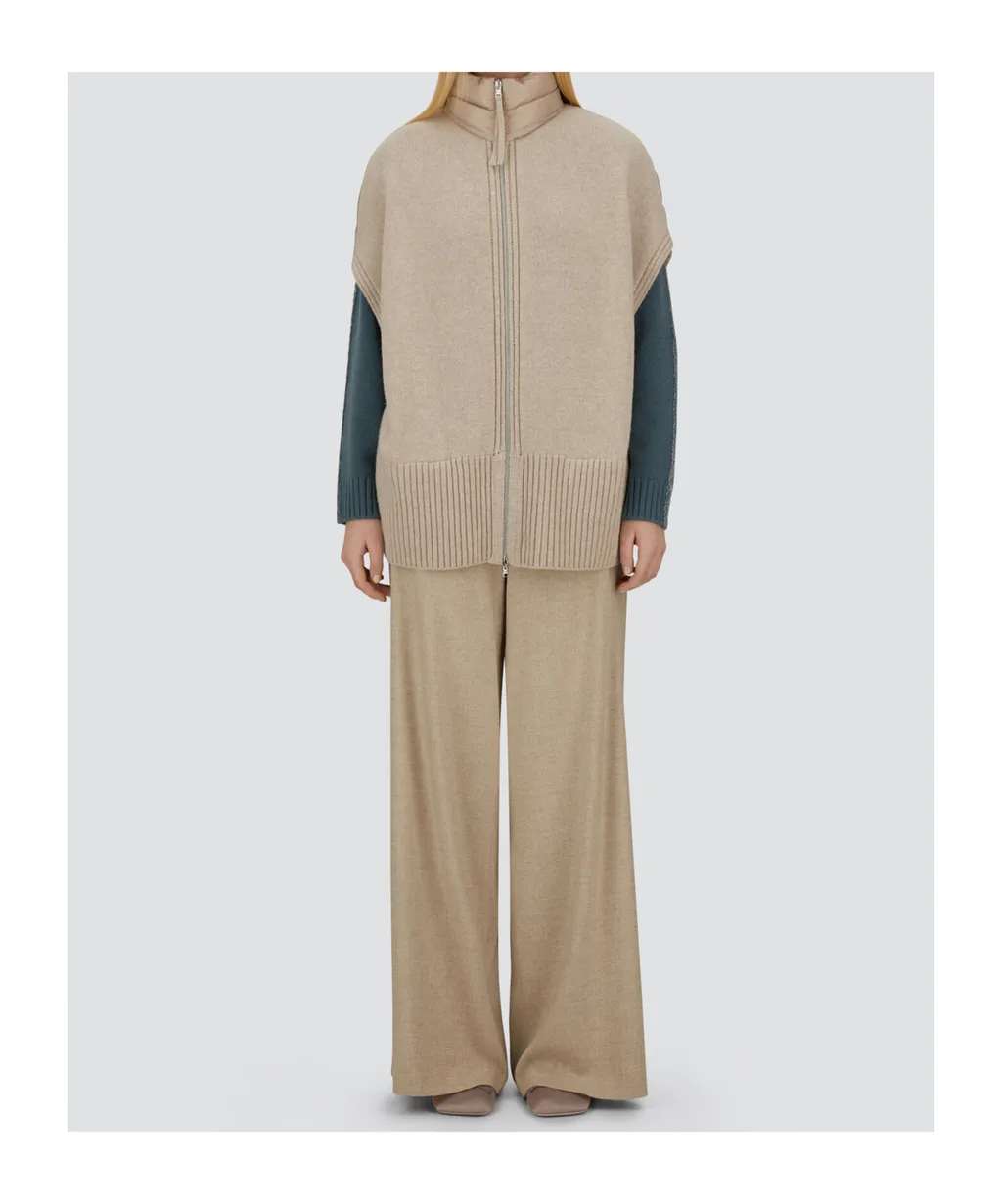 Sleeveless Zip-Front Vest