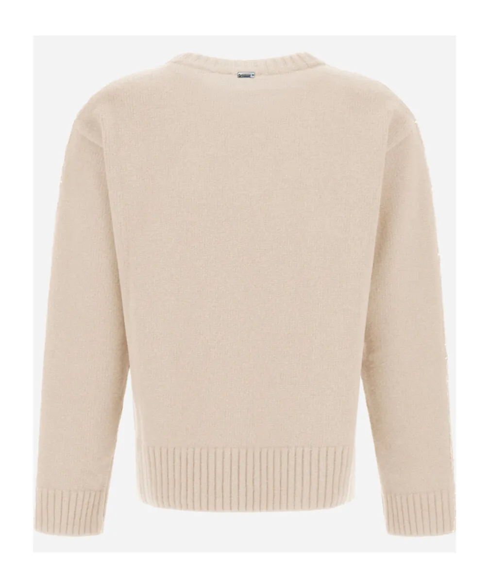 Embellished Crew-Neck Sweater