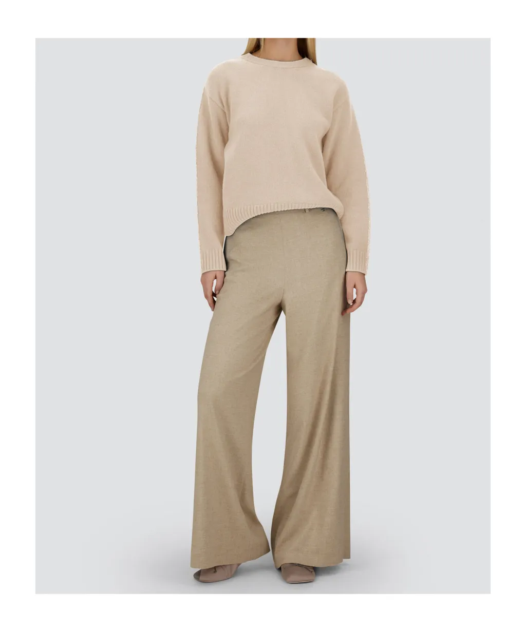 Embellished Crew-Neck Sweater