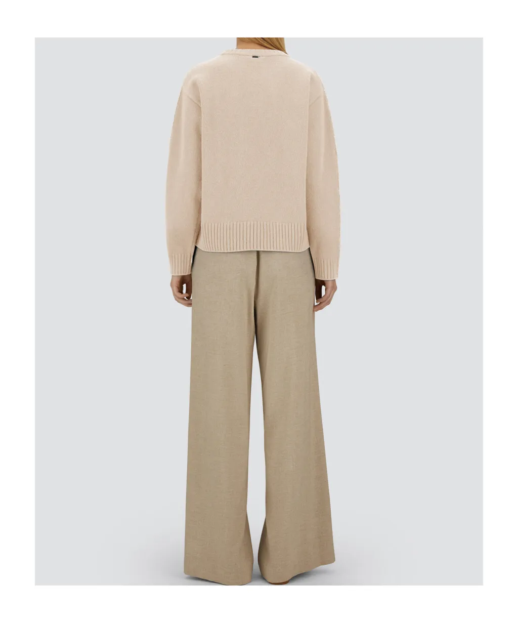 Embellished Crew-Neck Sweater