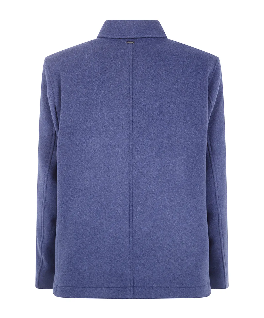 Patch-Pocket Shirt Jacket