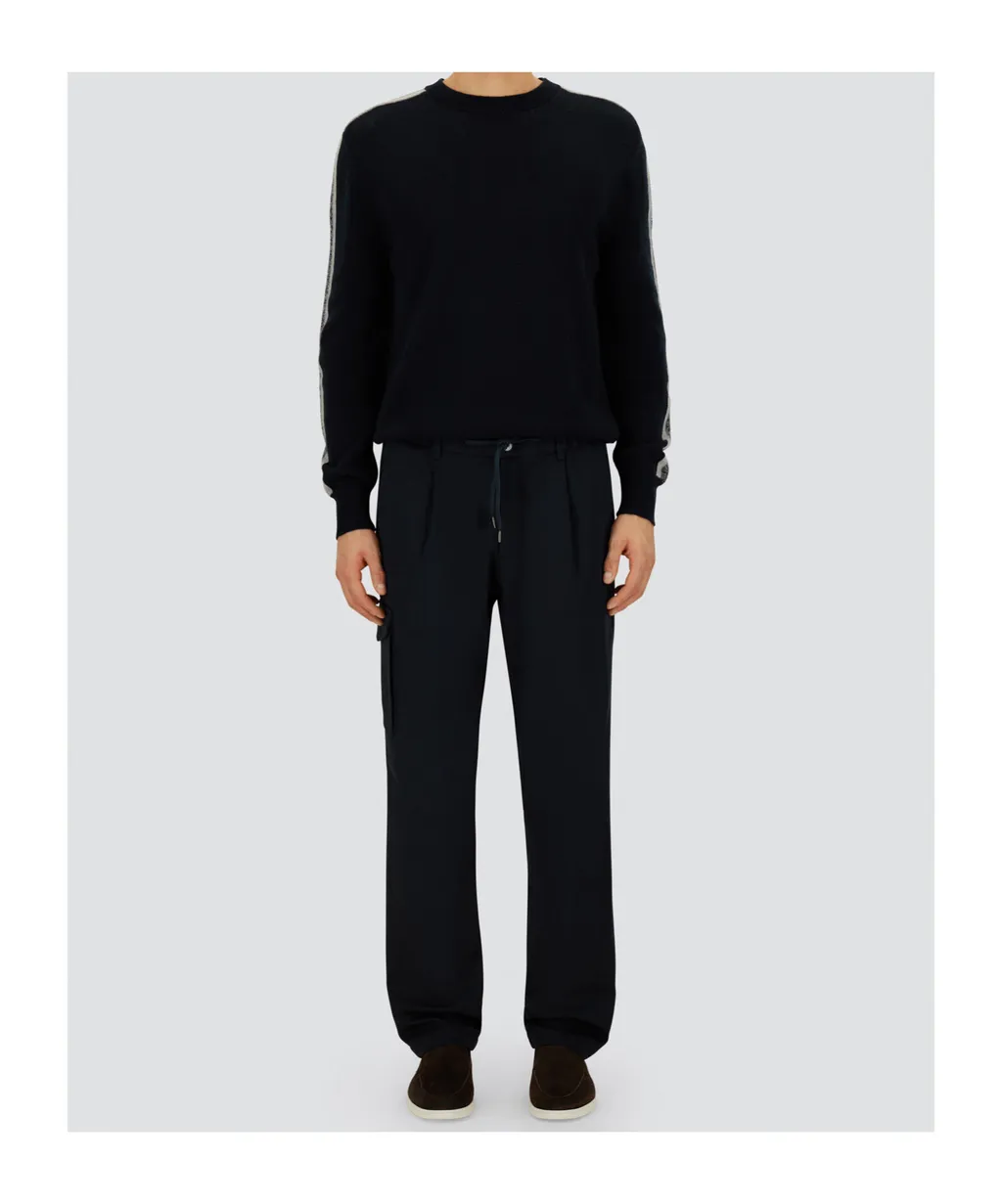 Drawstring Cargo Trousers