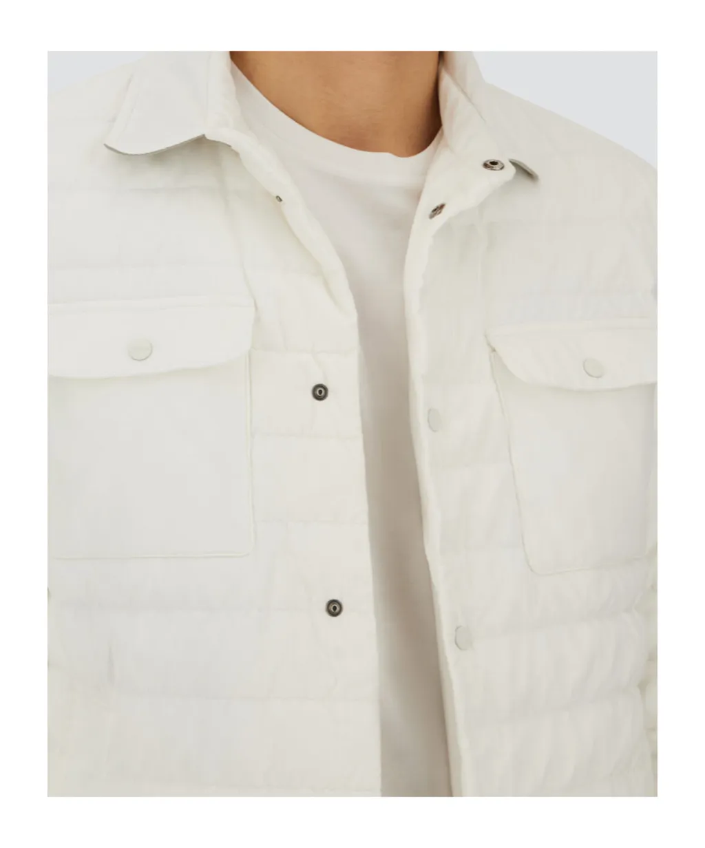 Quilted Flap-Pocket Jacket