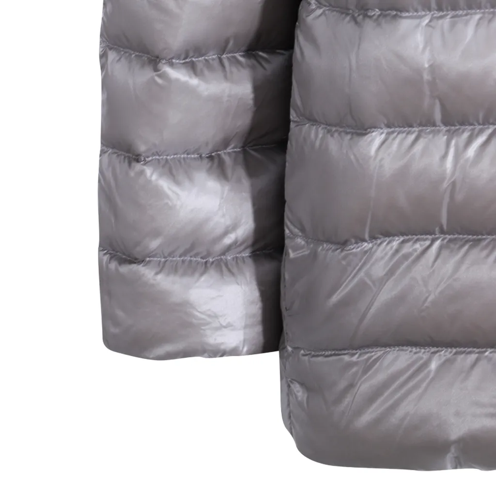 High Collar Quilted Down Jacket