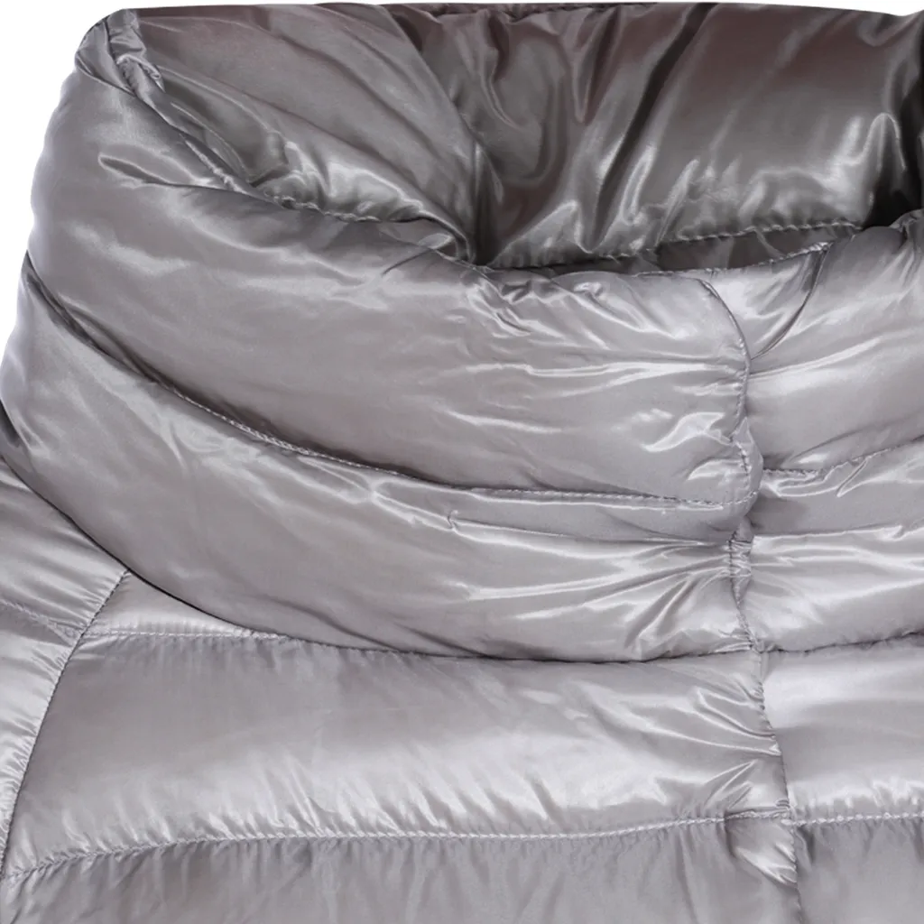 High Collar Quilted Down Jacket