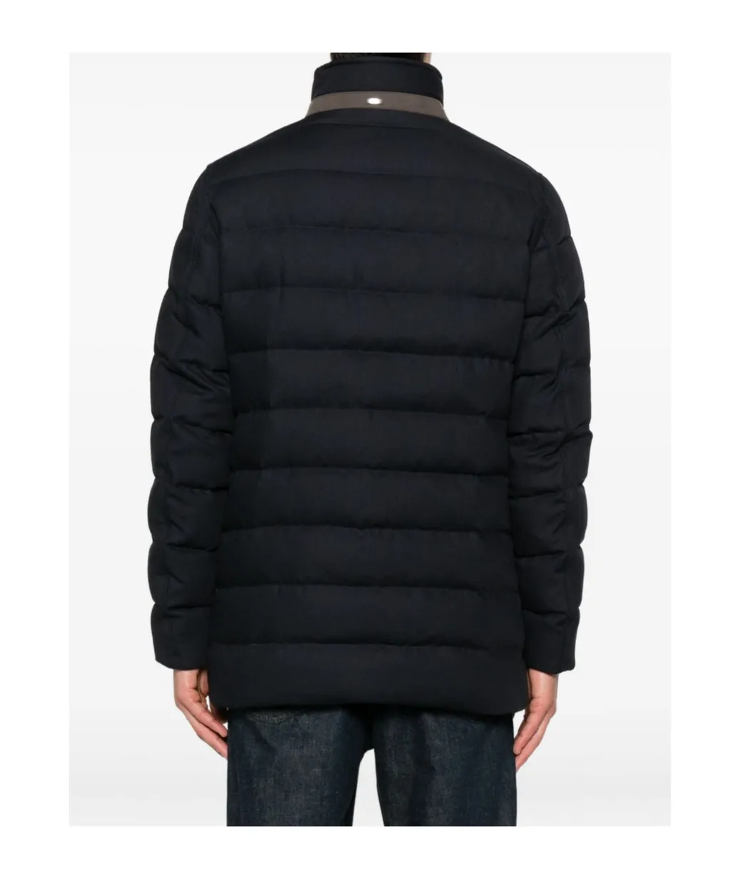 Quilted Double-Breasted Jacket