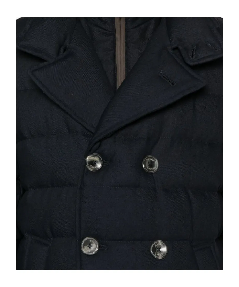 Quilted Double-Breasted Jacket