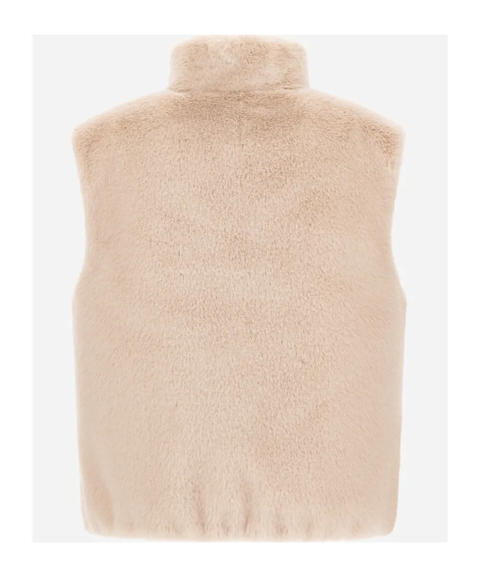 Faux-Fur Sleeveless Vest