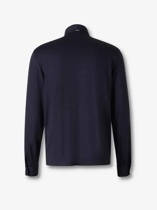 Long-Sleeve Polo Shirt