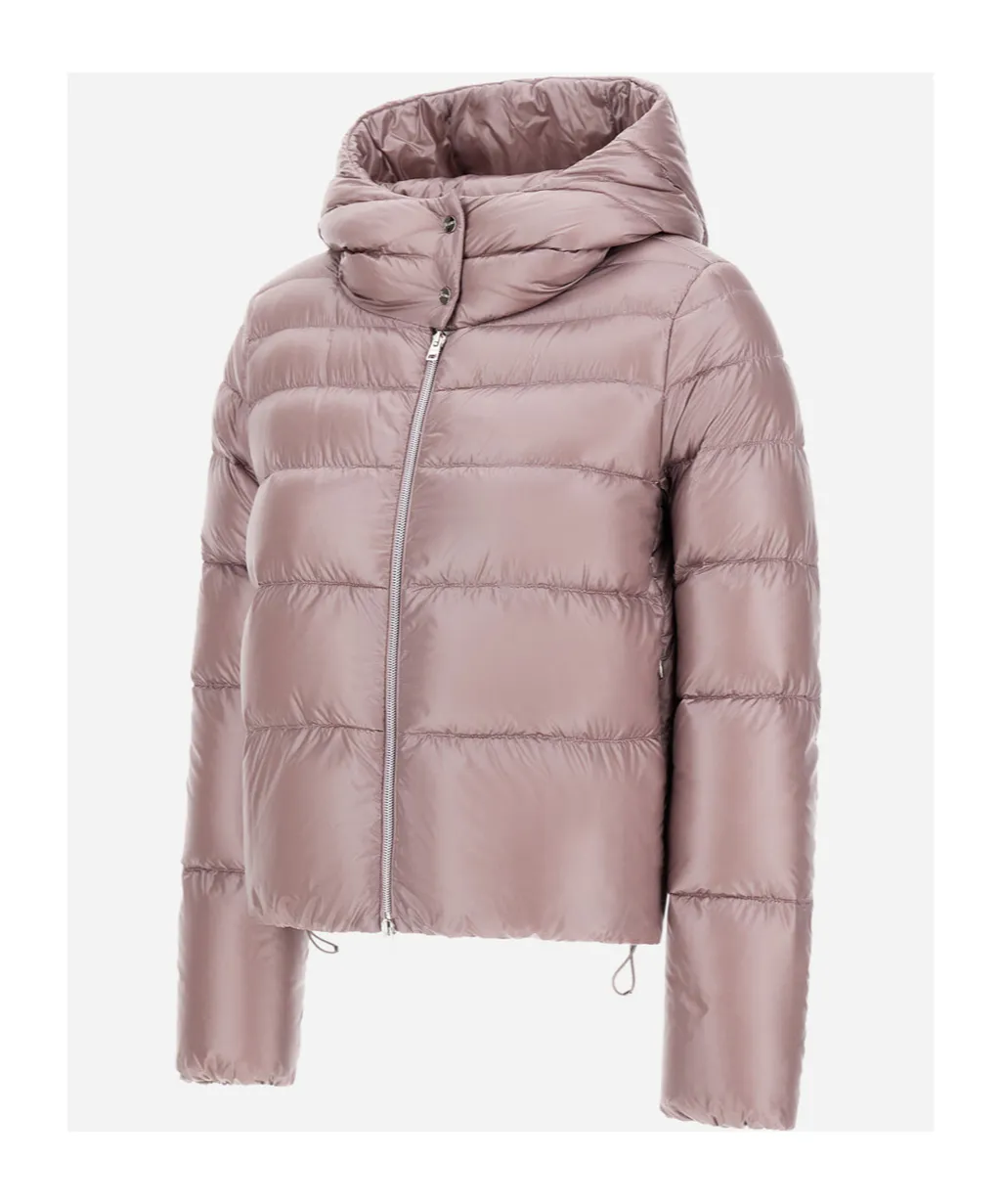 Zip-Up Hooded Puffer Jacket