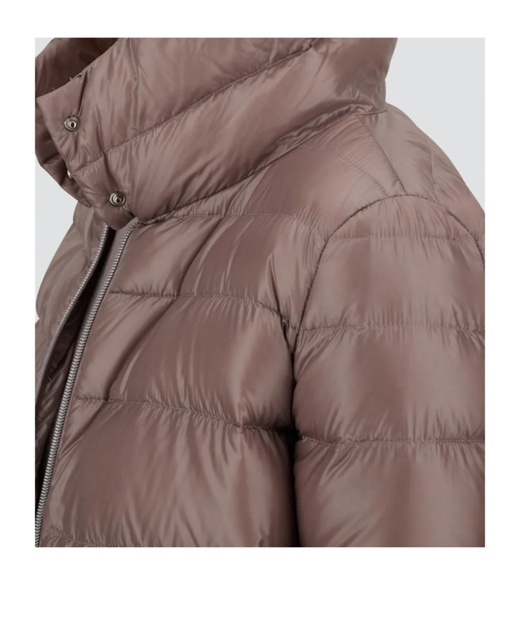 Zip-Up Hooded Puffer Jacket
