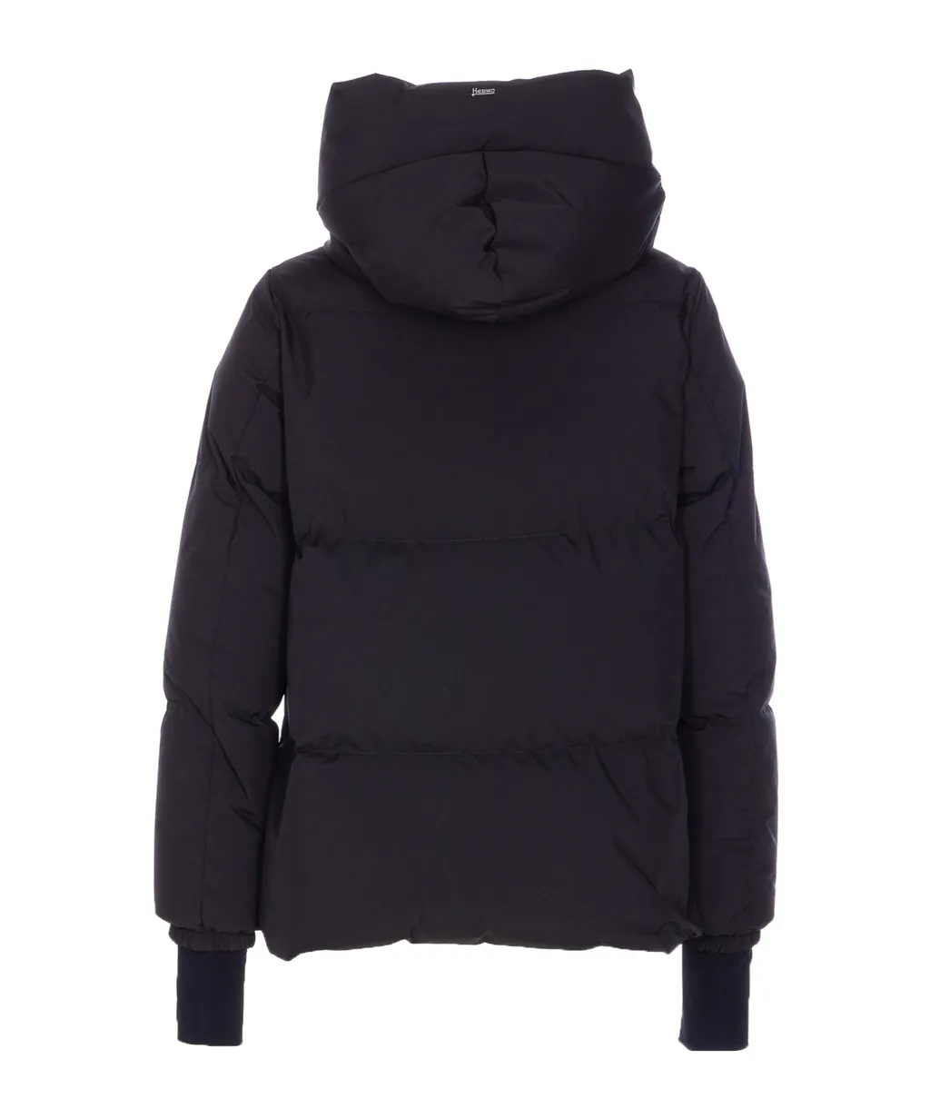 Short Hooded Down Jacket