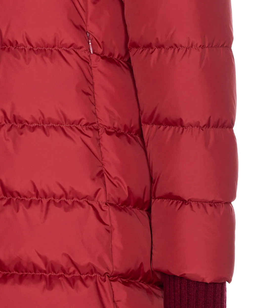 Zip-Up Hooded Down Jacket