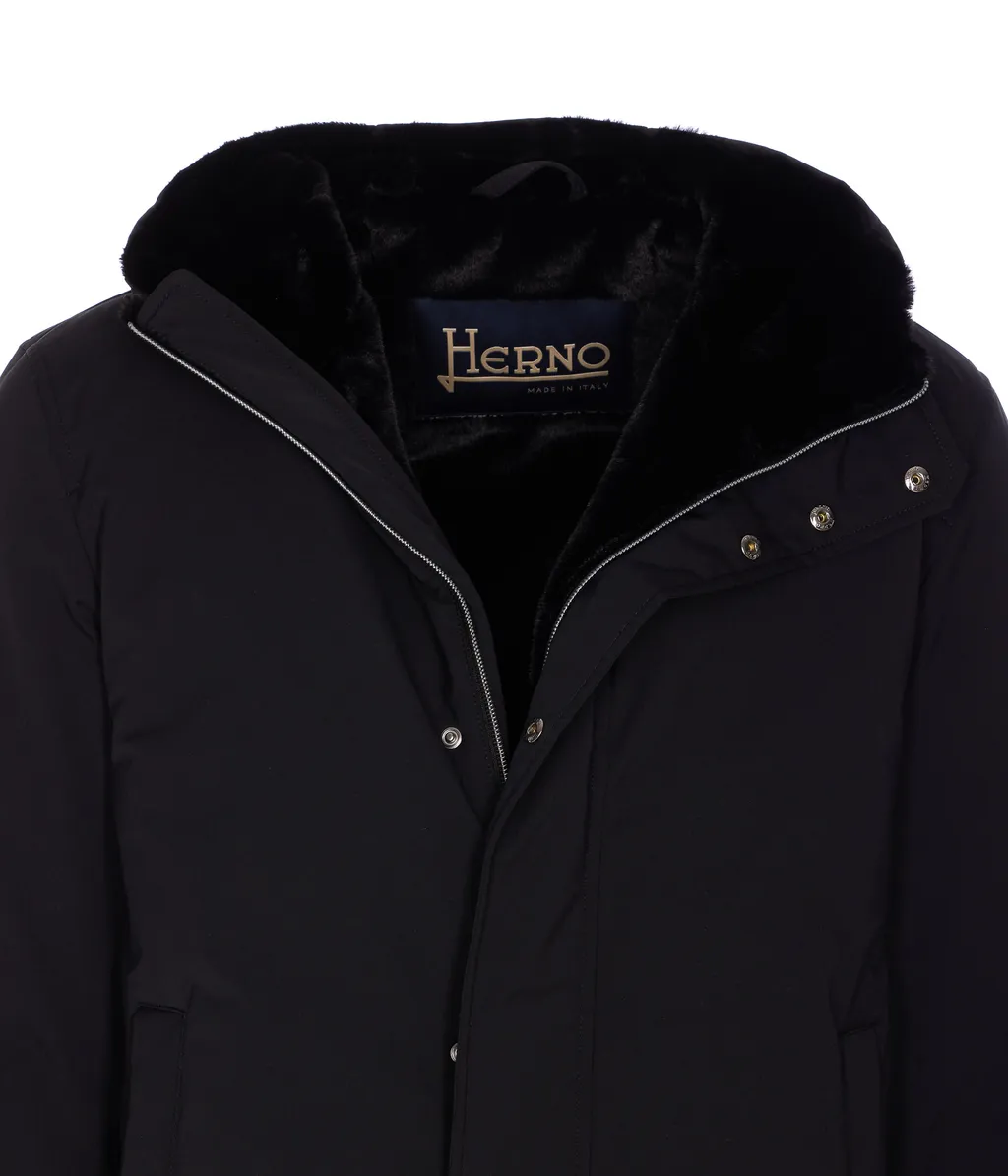 Hood Detailed Padded Coat