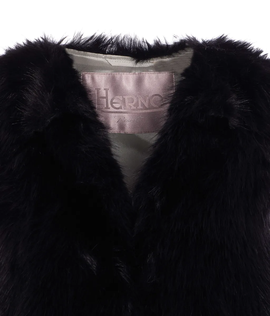 Faux-Fur Sleeveless Gilet