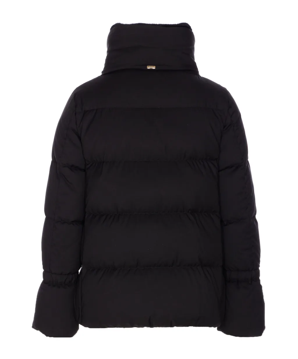Zipped Padded Down Jacket