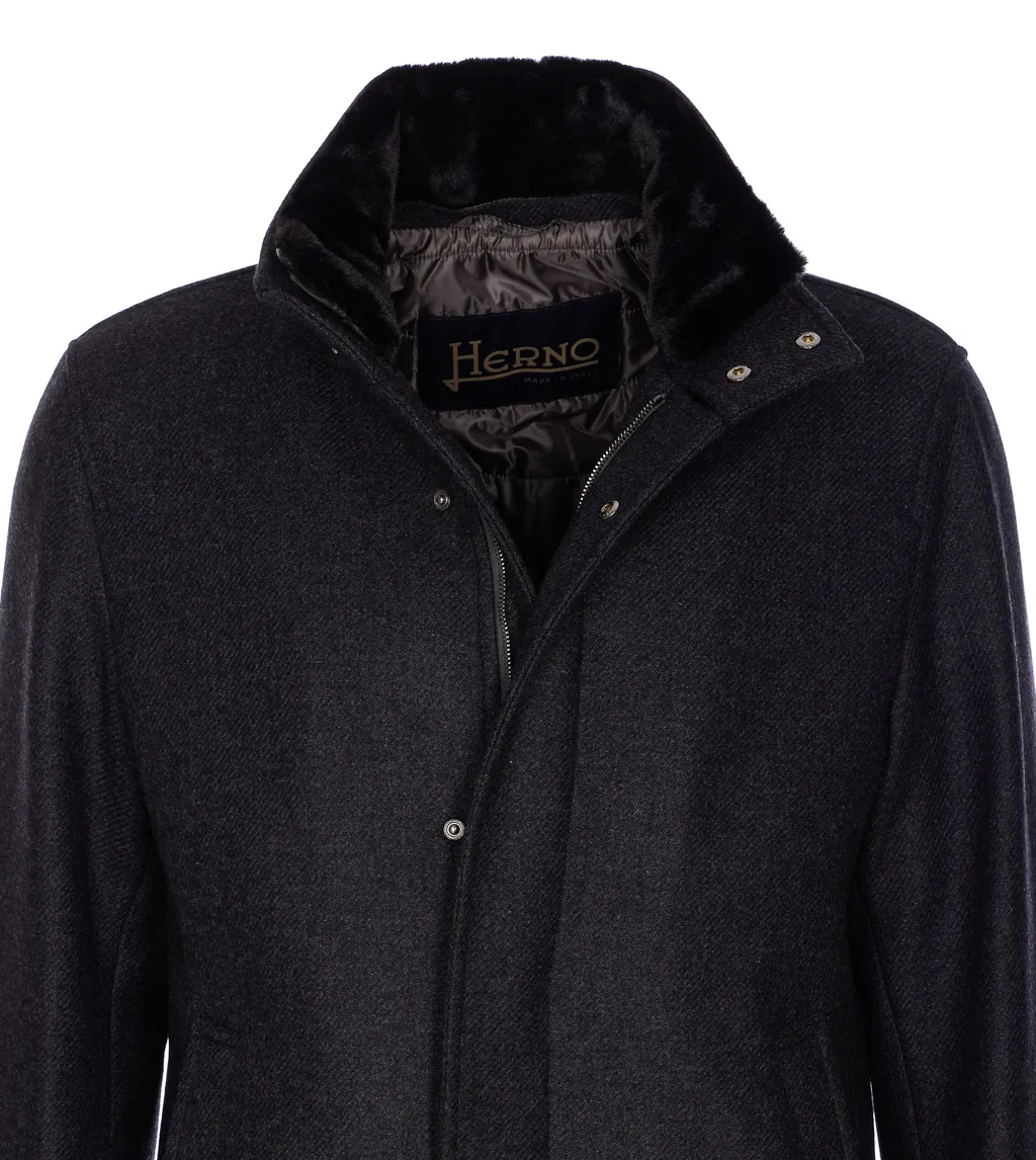 Long Sleeve Zip-Up Coat