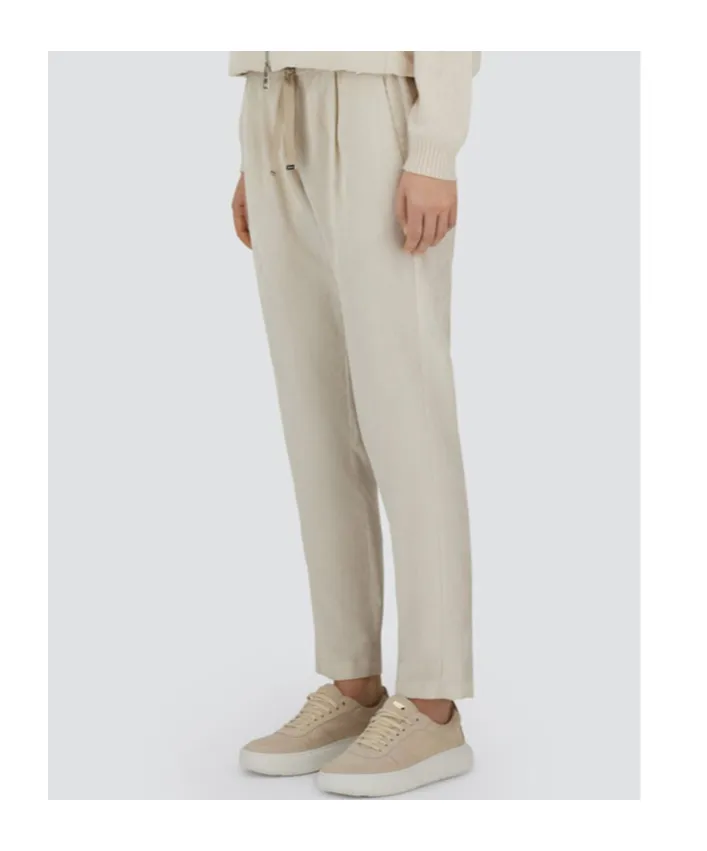 Resort Pleated Drawstring Trousers