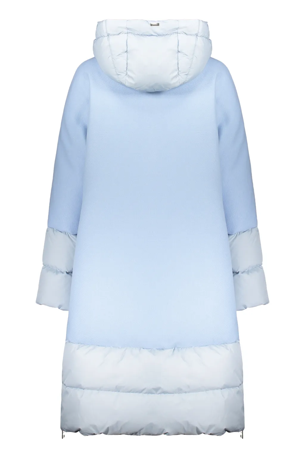 Two-Tone Hooded Puffer Jacket