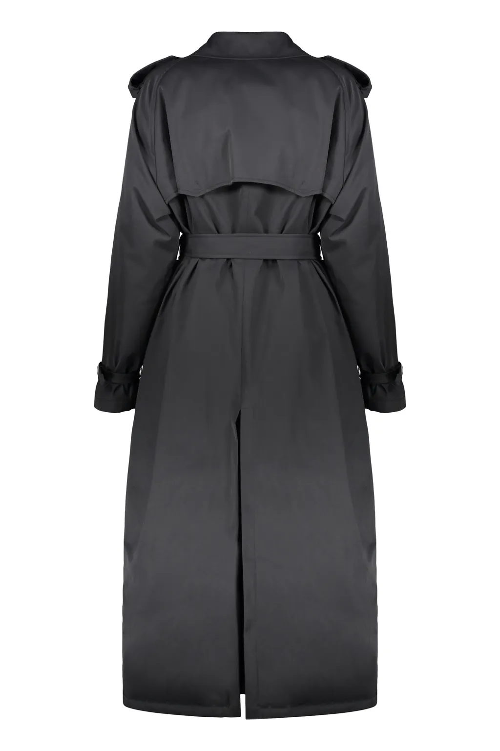 Double-Breasted Belted Trench Coat