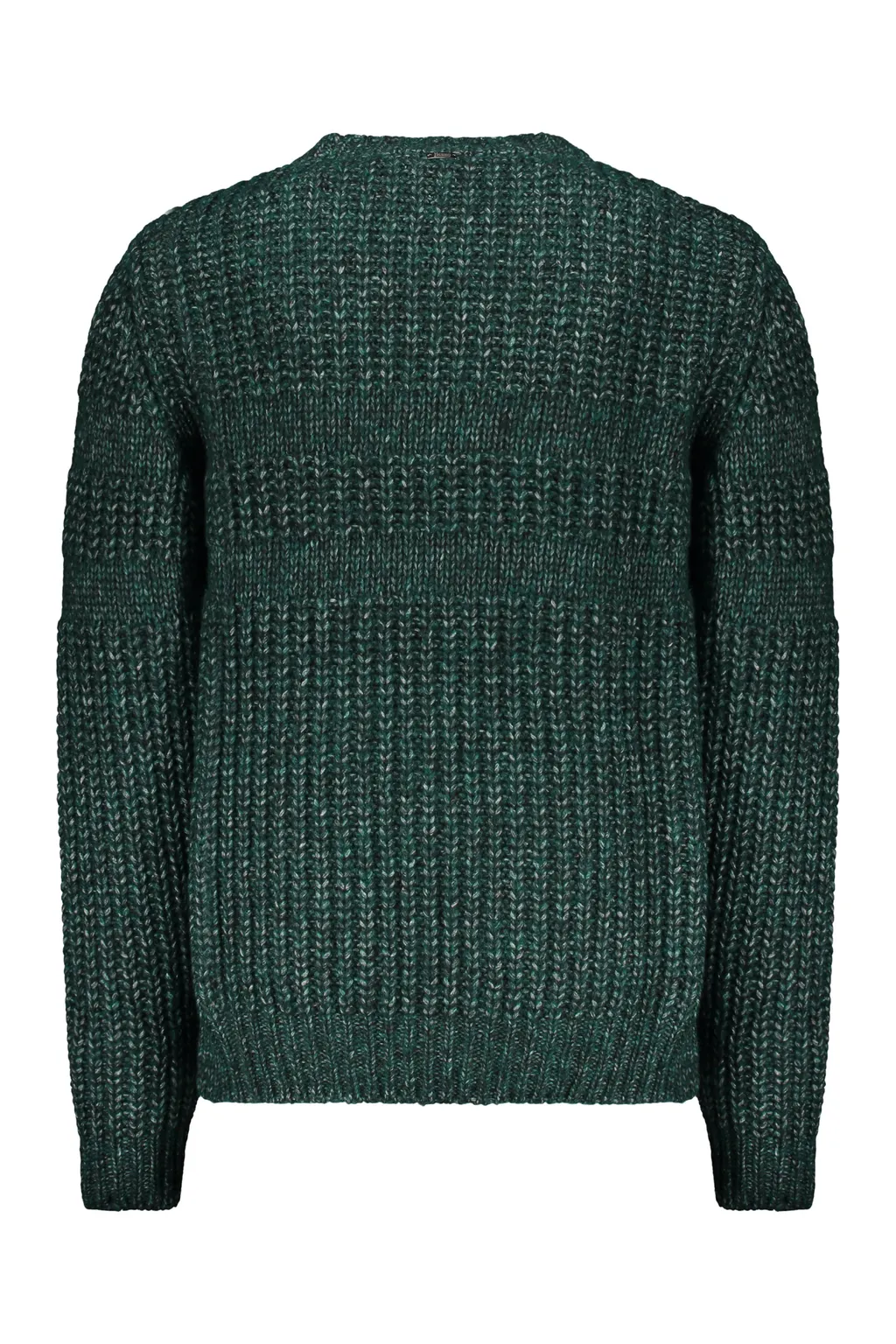 Ribbed Crew-Neck Sweater
