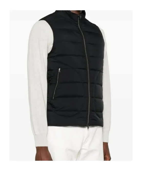Stand Collar Down Vest