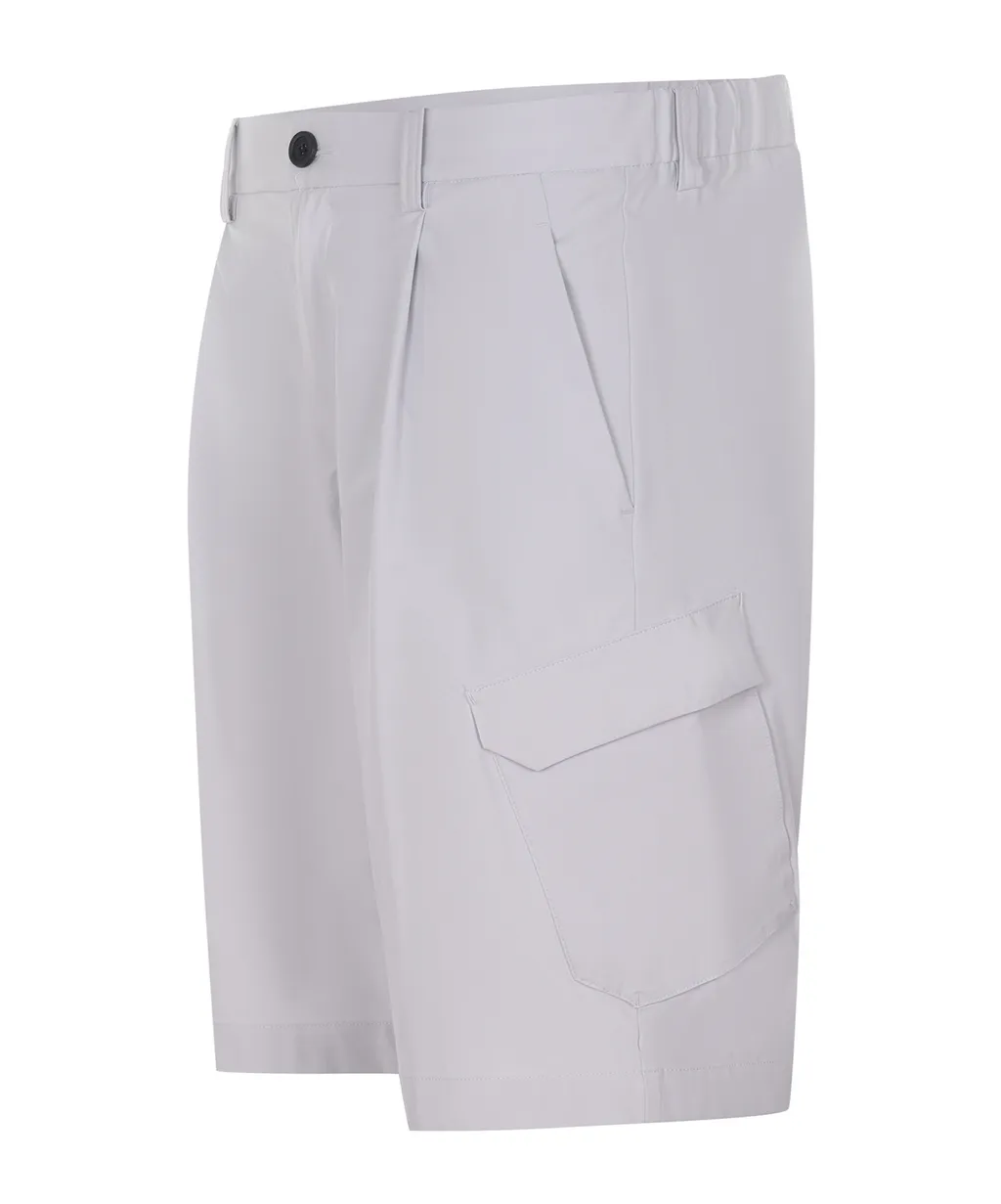 Straight Leg Pleated Shorts
