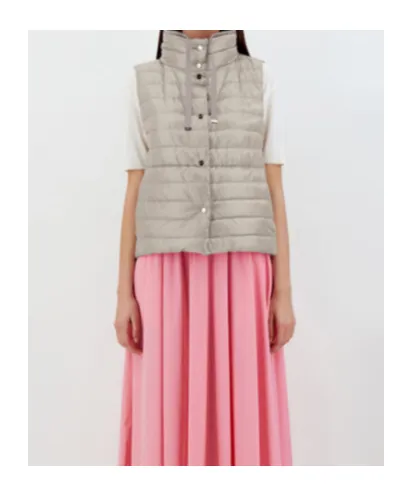 Reversible Sleeveless Jacket In Nylon Ultralight