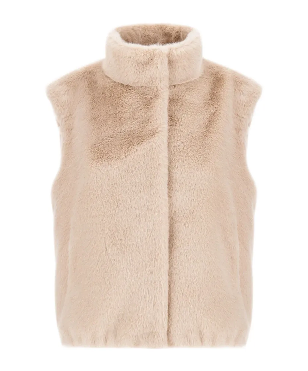 Sleeveless Fur Vest