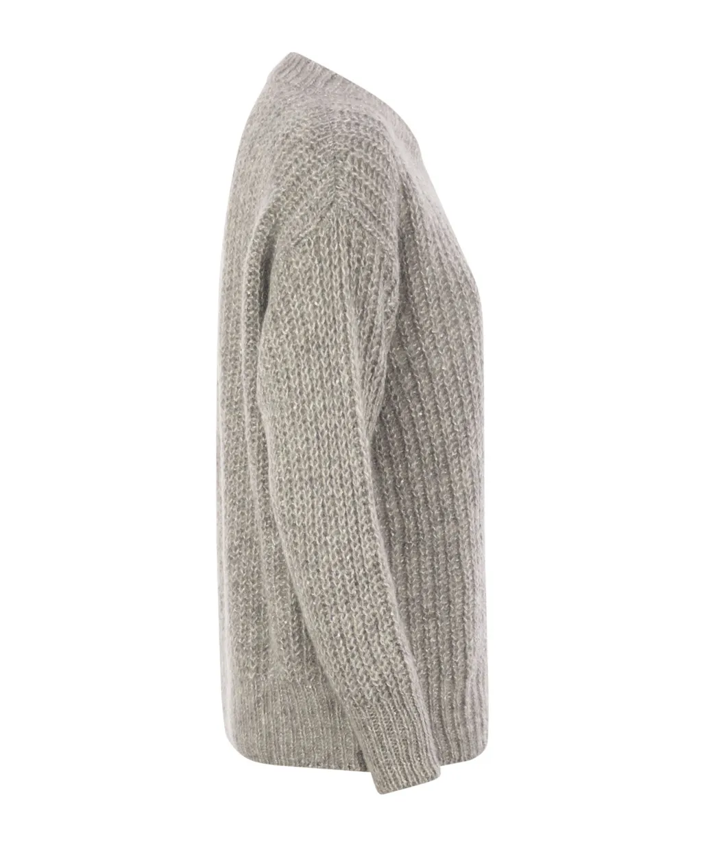 V-Neck Knitted Sweater