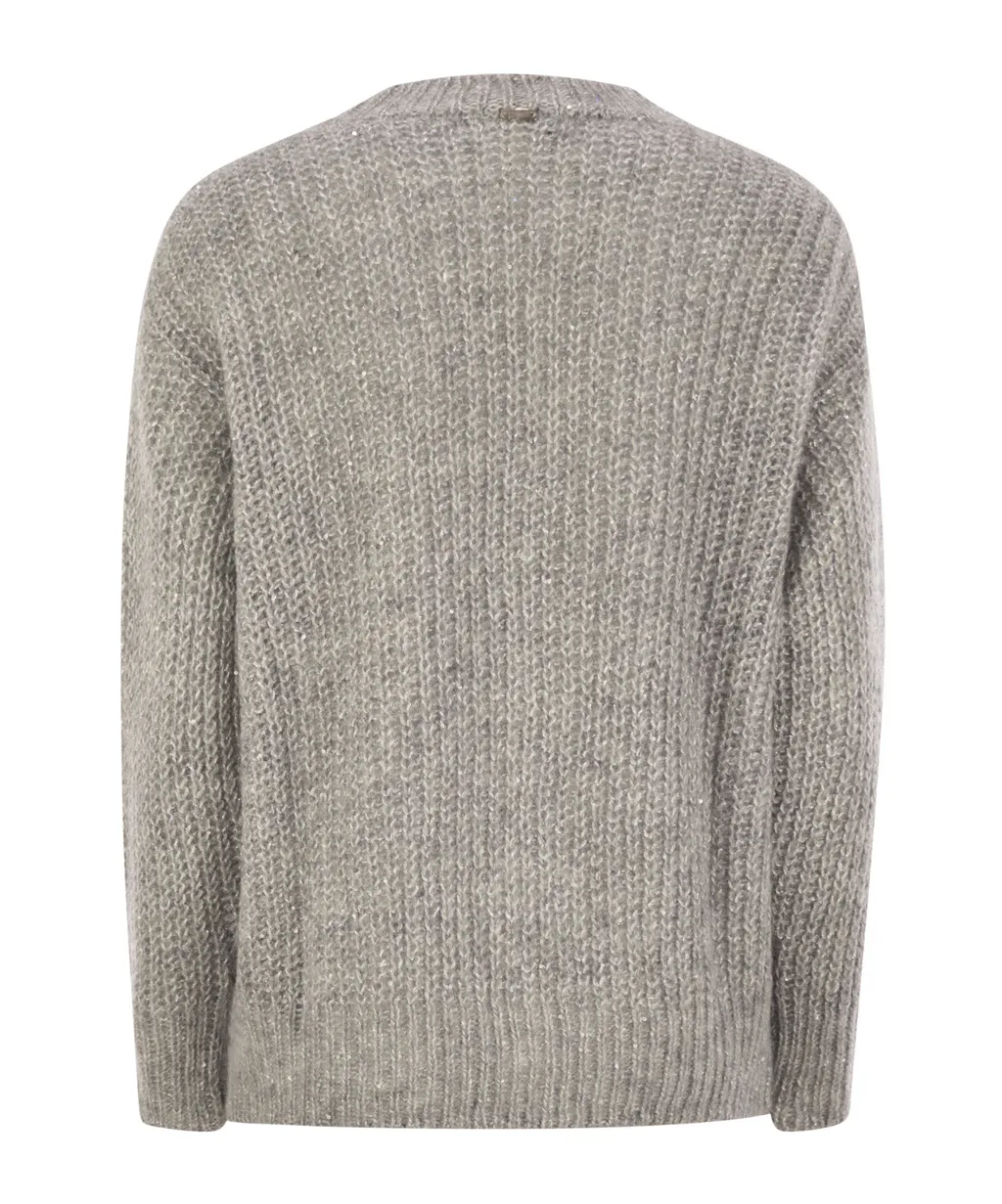 V-Neck Knitted Sweater