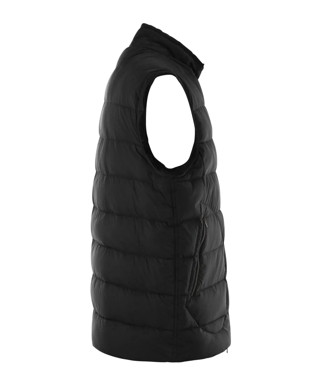 Mock-Neck Zipped Down Gilet
