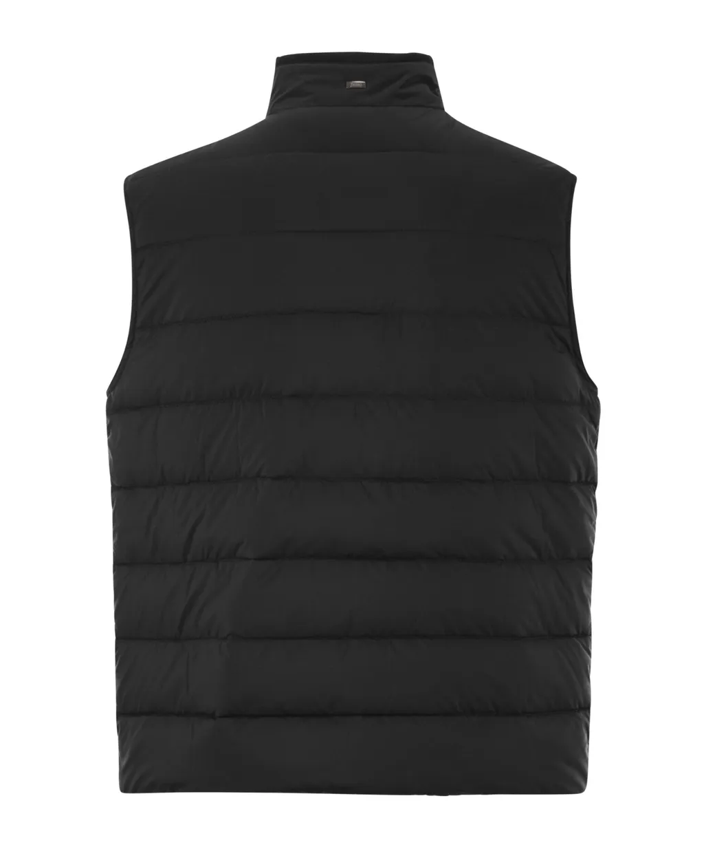 Mock-Neck Zipped Down Gilet