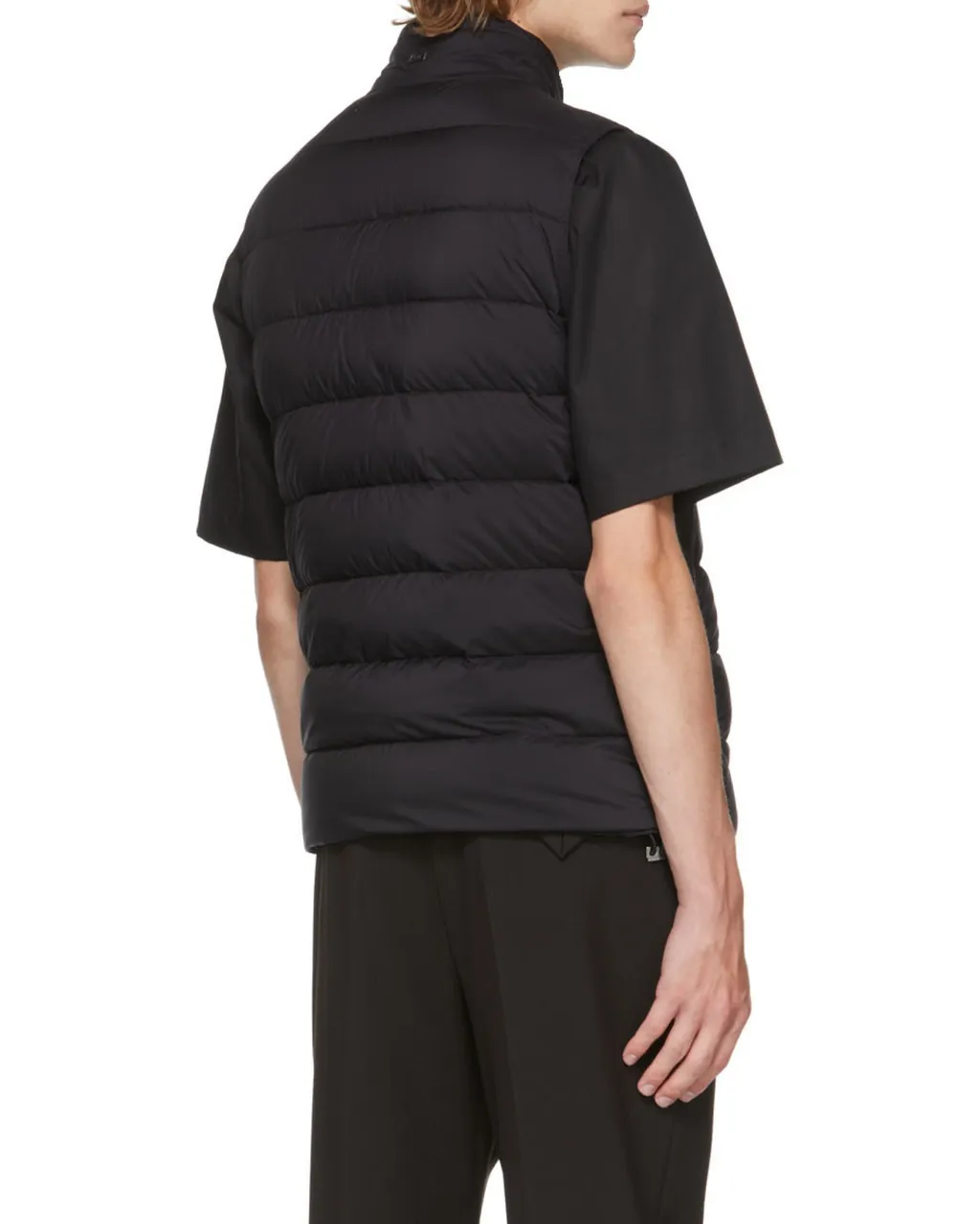 Mock-Neck Zipped Down Gilet
