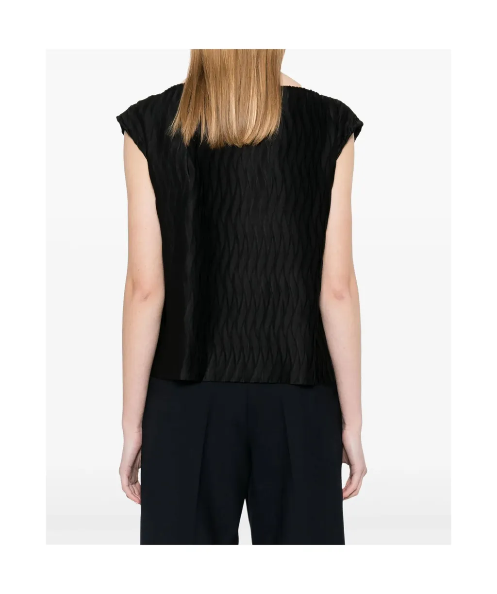 Wrinkled Effect Tank Top