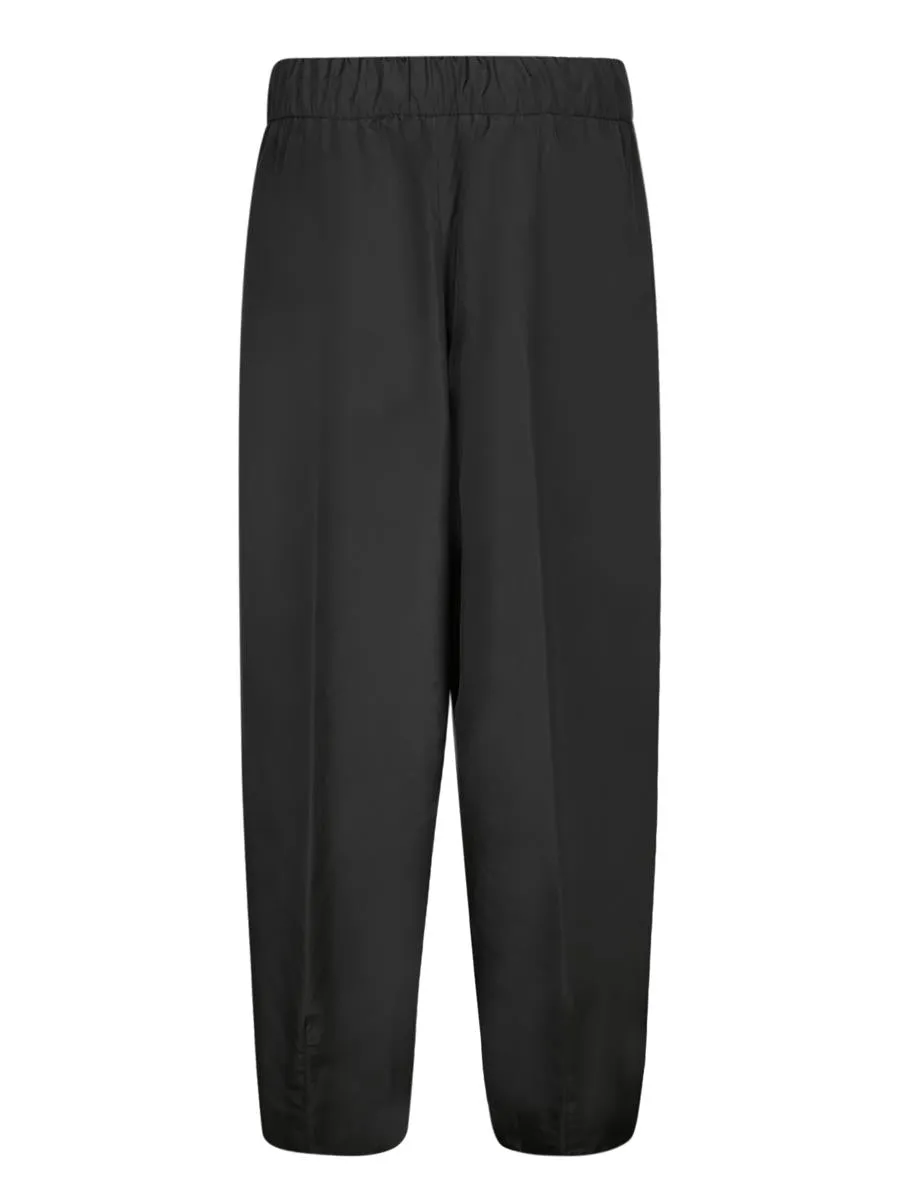Drawstring Tapered-Leg Trousers