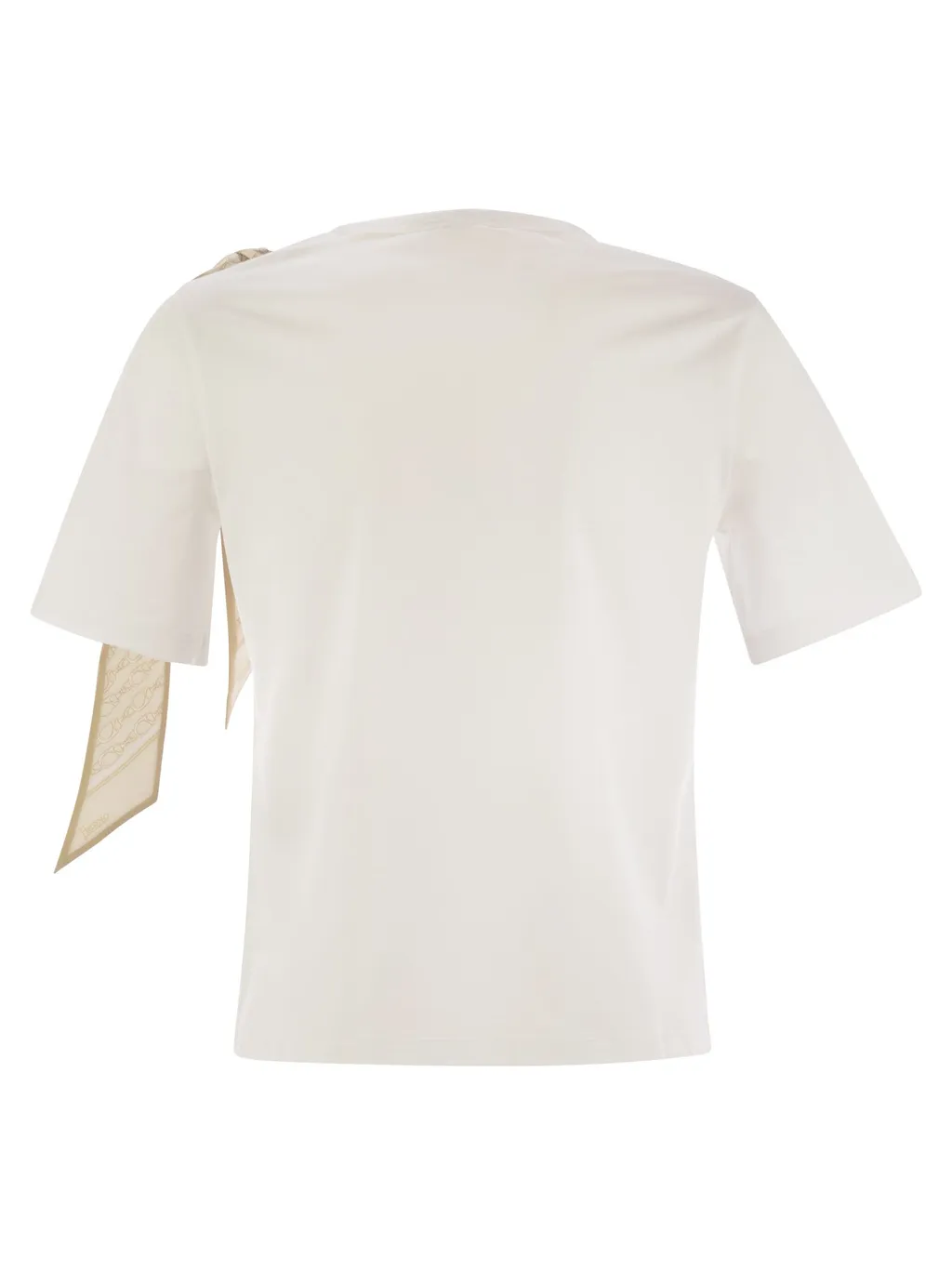 T-Shirt With Shoulder Scarf