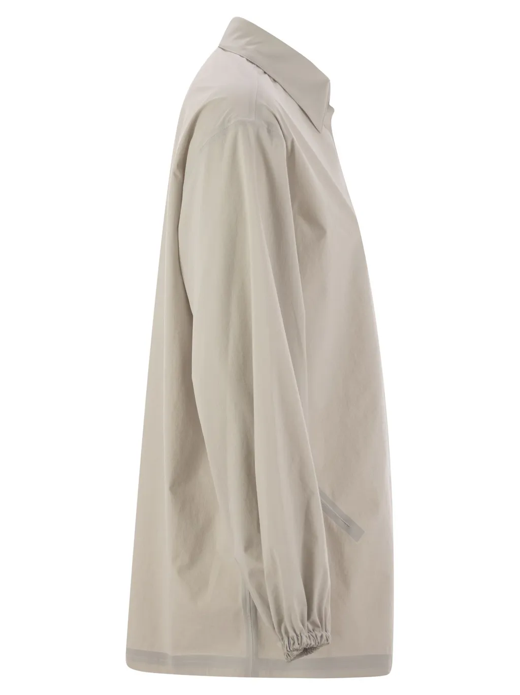 Elasticated Cuff Textured Shirt