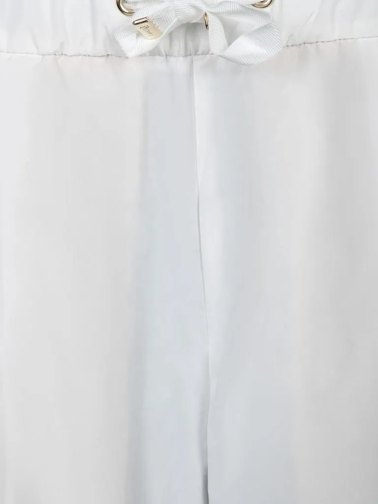 Drawstring Tapered-Leg Trousers