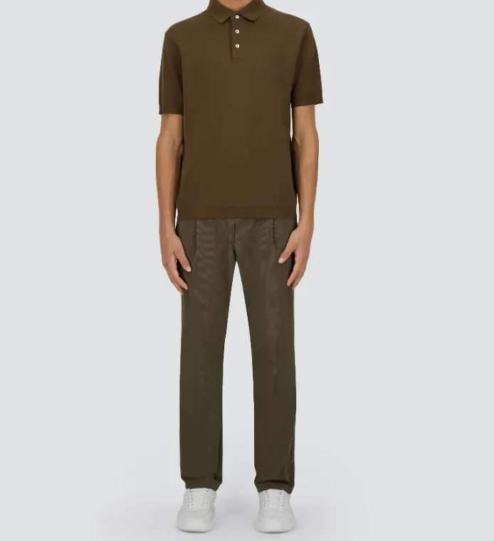 Knitted Polo Shirt