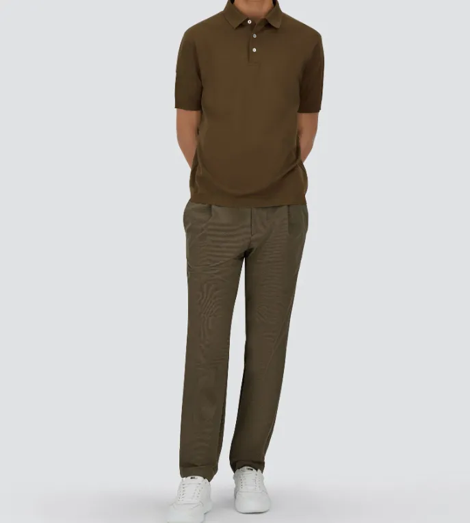 Knitted Polo Shirt