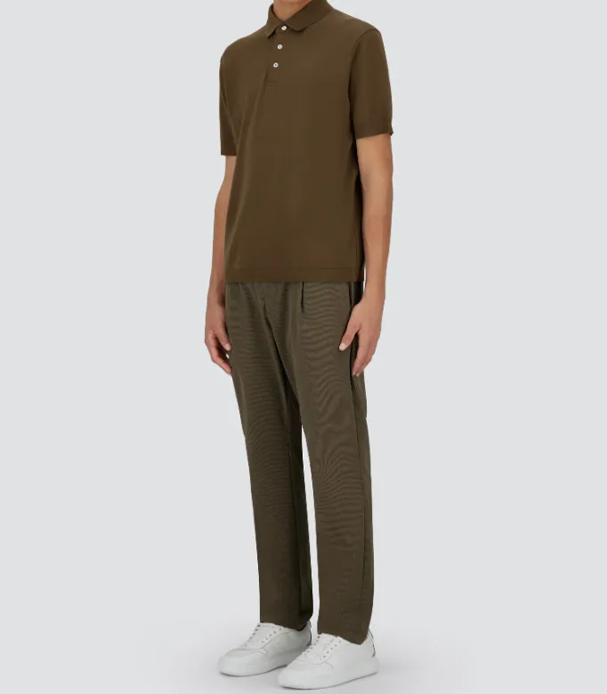 Knitted Polo Shirt