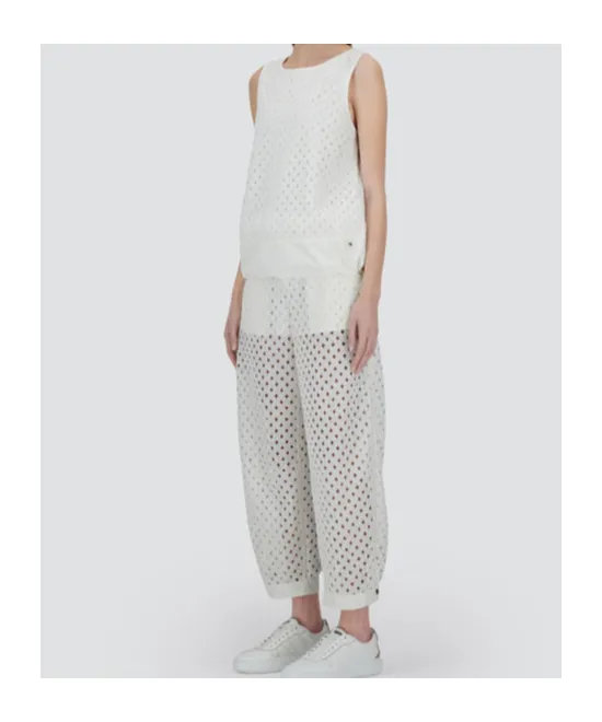 Crochet-Panel Vest