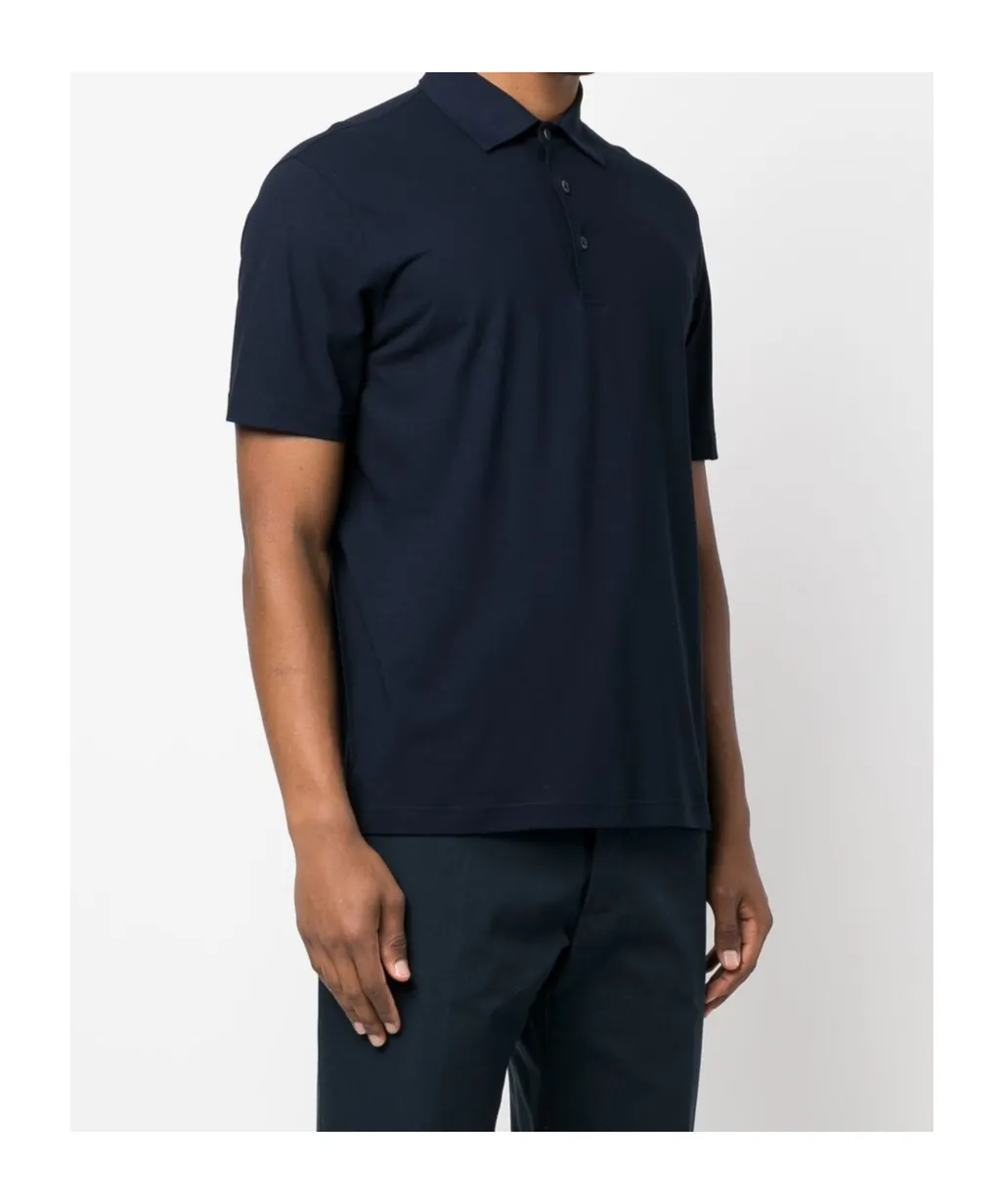 Button Detailed Short-Sleeved Polo Shirt