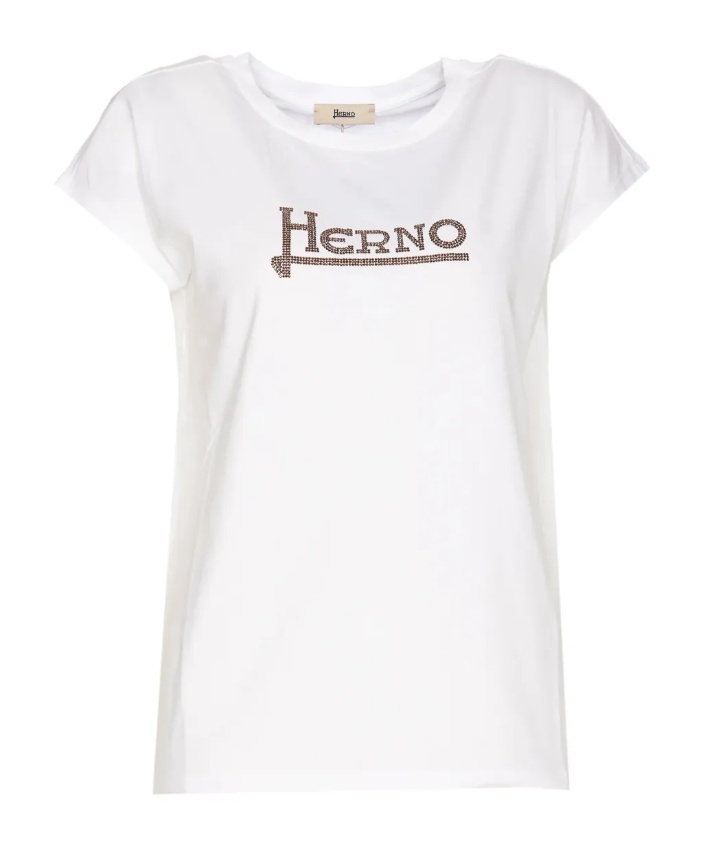 Logo Embellished Crewneck T-Shirt