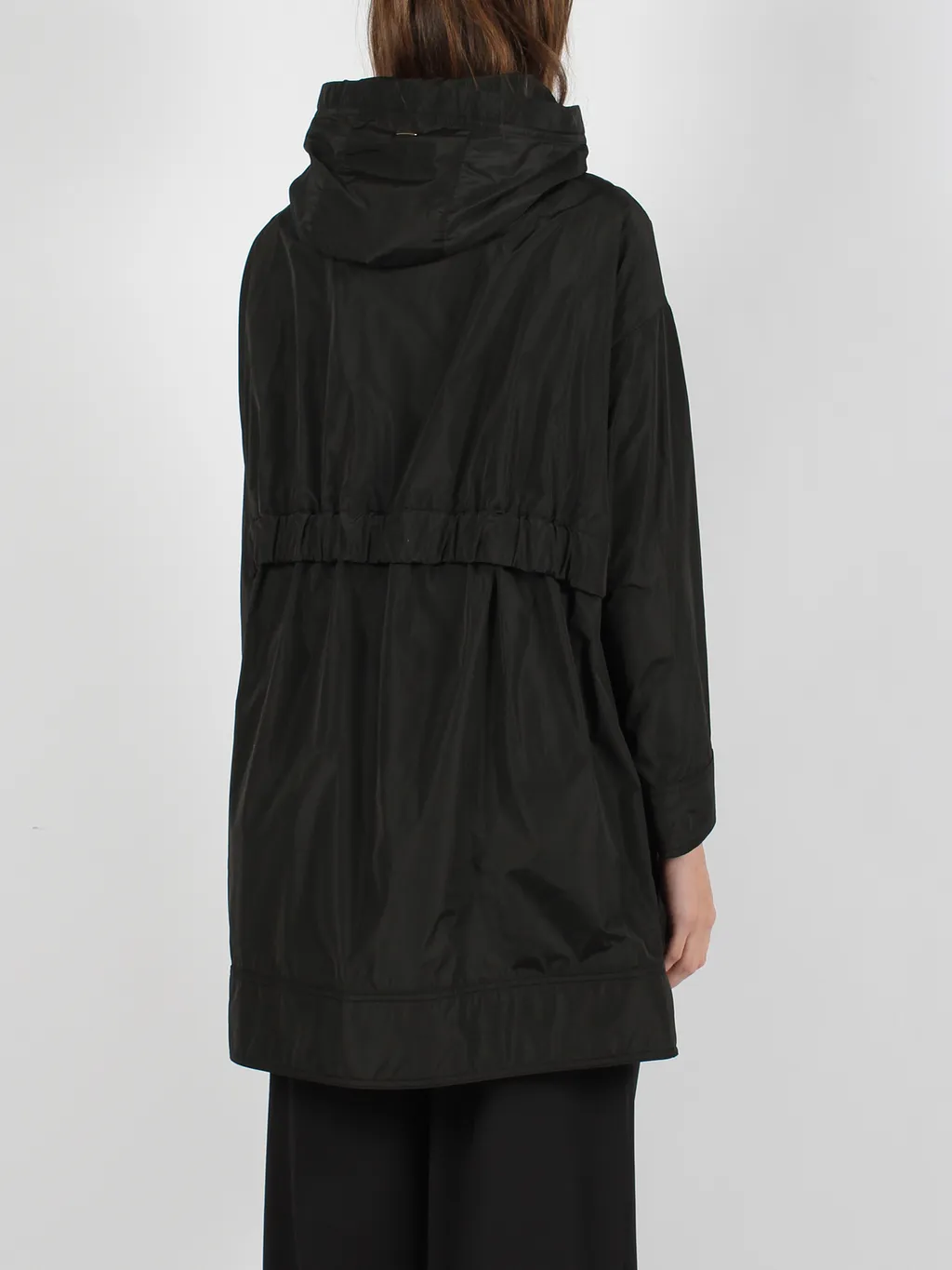 Zipper Hooded Raincoat