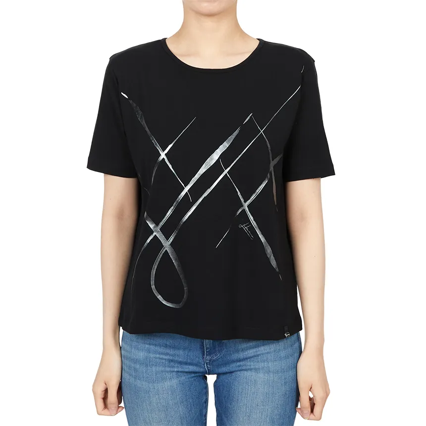 Abstract-Print T-Shirt
