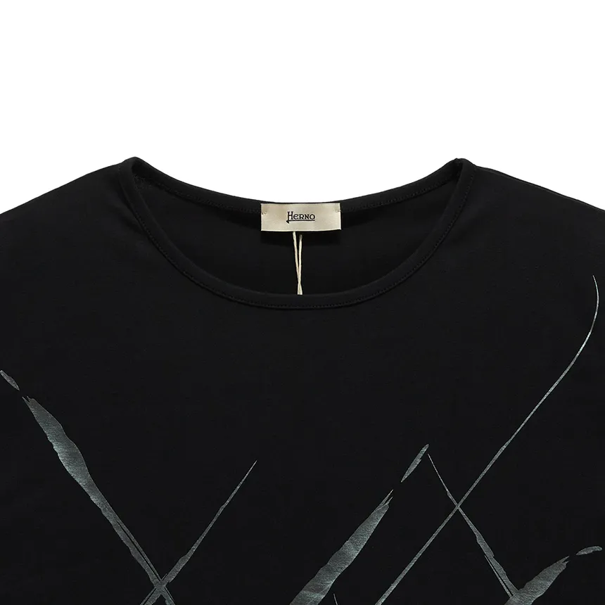 Abstract-Print T-Shirt