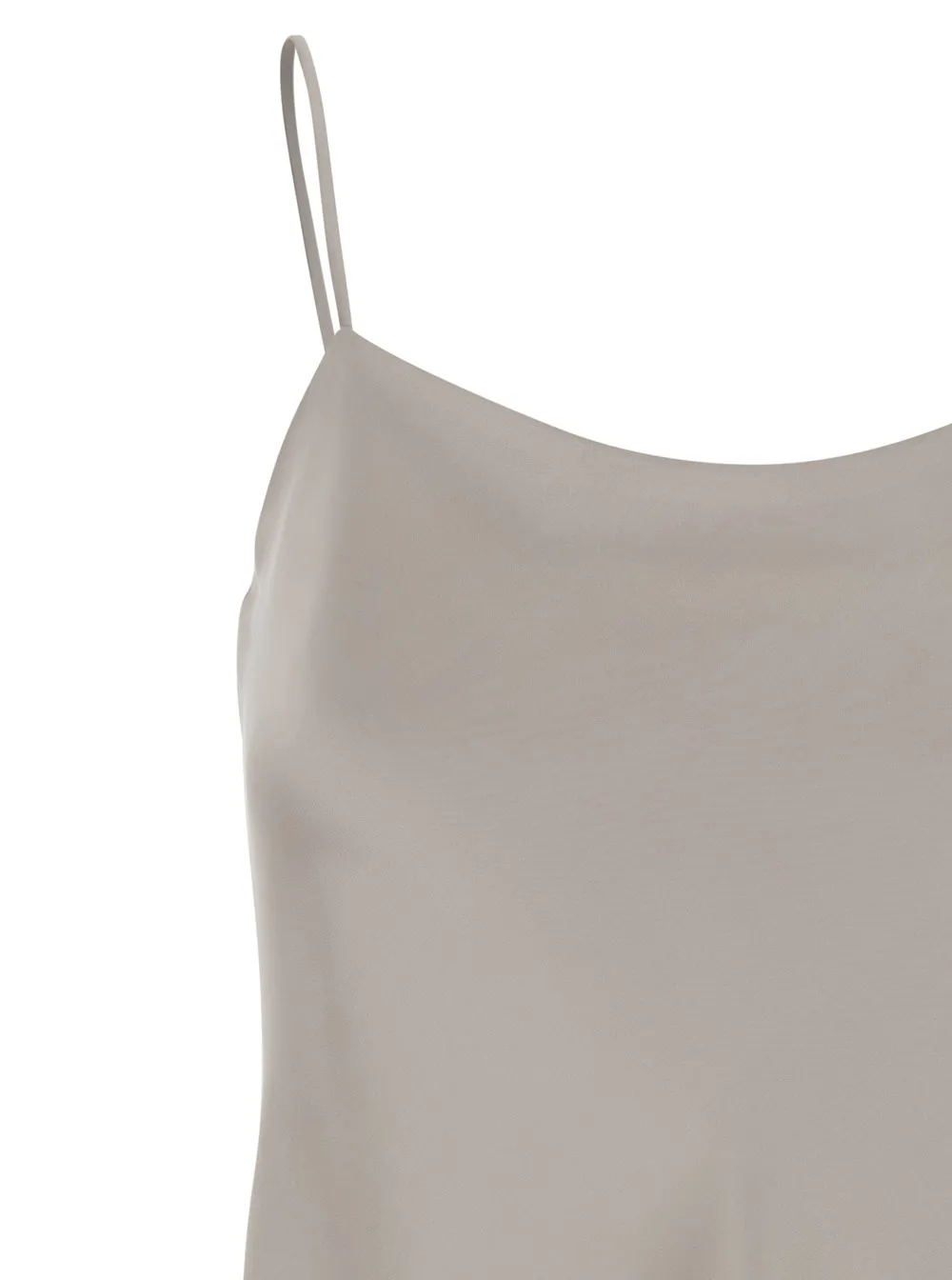 Spaghetti Straps Satin Tank Top
