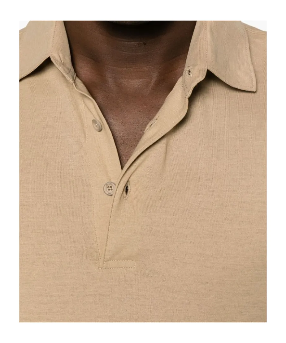 Short-Sleeve Cotton Polo Shirt